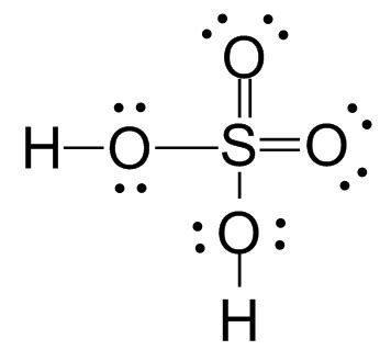 Lewis Dot Structure of H2SO4 (Sulfuric Acid) .